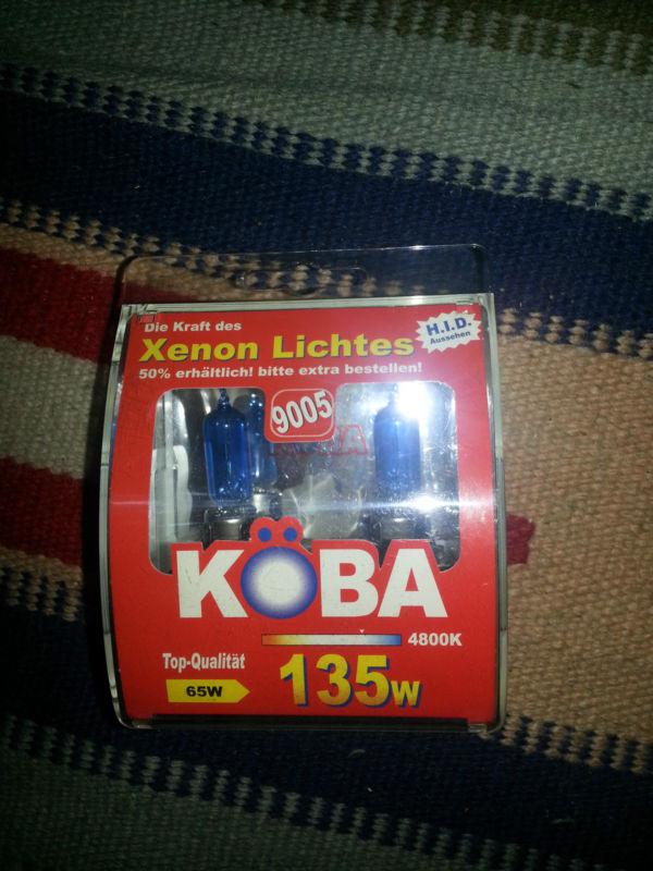 New koba 9005 xenon lights 4800k 