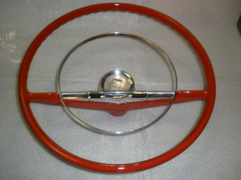 1957 chevy bel air 210 steering wheel original   57