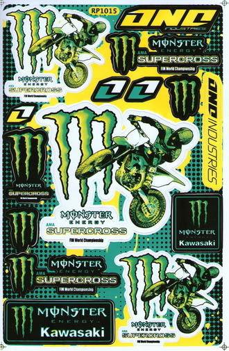 Sgg-st207 sticker decal motorcycle car bike racing tattoo moto motocross logo