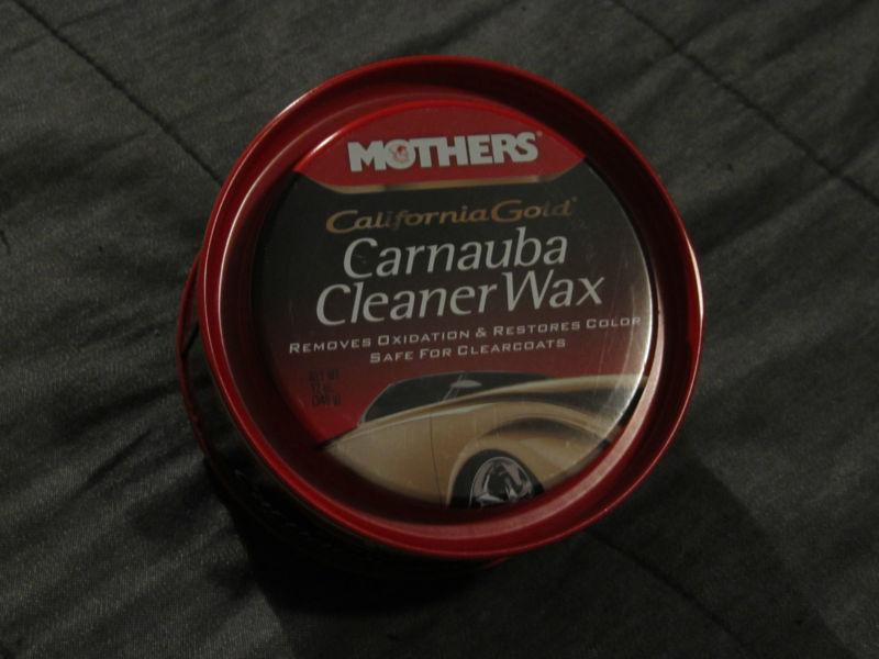 Mothers new!! 05500 california carnauba cleaner wax 12 oz.