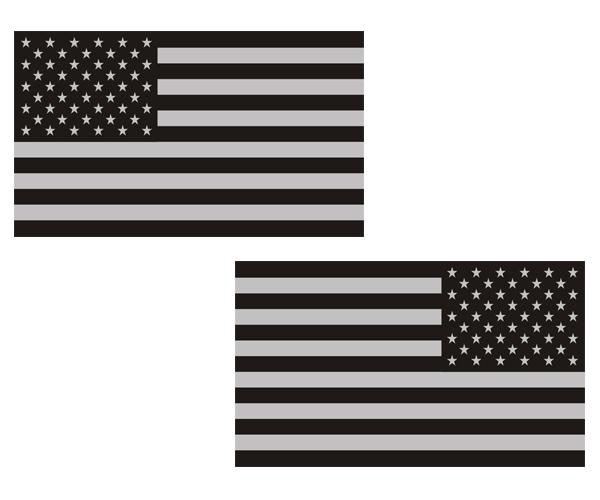 American subdued flag decal set 4"x2.4" usa tactical military vinyl sticker u5ab
