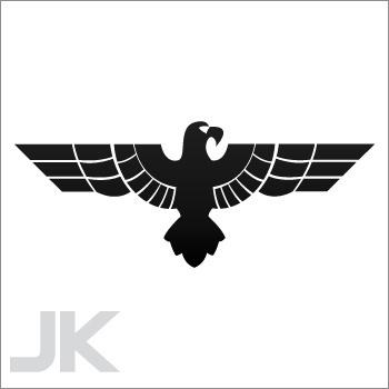 Decal stickers eagle hawk accipitridae apex predator german military 0502 x7z74