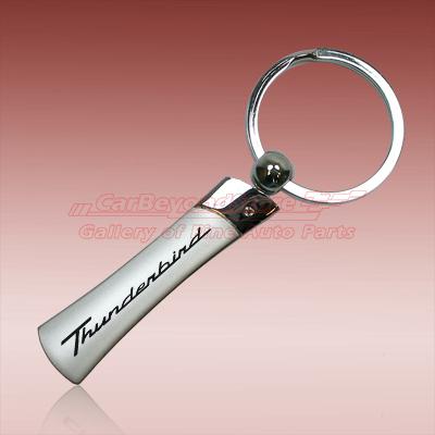 Ford thunderbird blade style key chain, key ring, keychain, el-licensed + gift