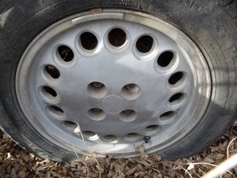 Set of 2 alloy "pepper pot" wheels fits vw volkswagen & others - 4x100 15? in