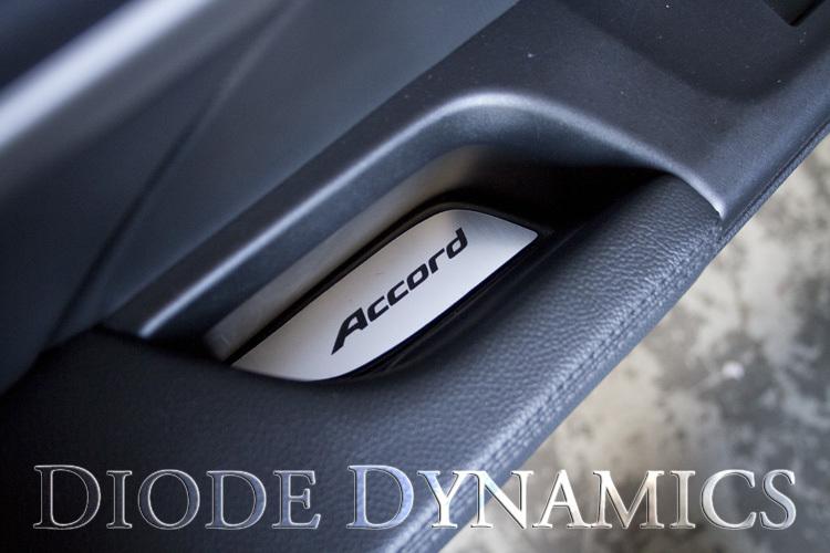 2013-2014 honda accord coupe - aluminum/black door pull plates - accord