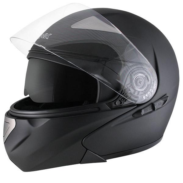 New hawk dot black matte modular helmet motorcycle biker s m l xl 2xl