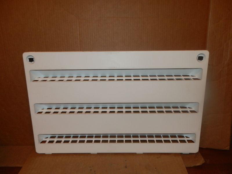 Rv refrigerator vent cover only color: white ( used )