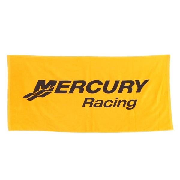 Mercury marine outboards racing 30" x 60" beach towel - gold