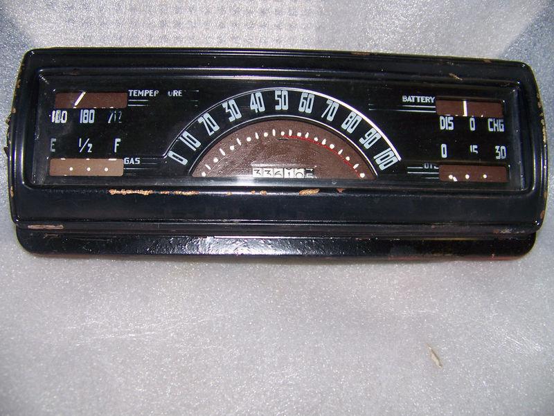 1940-46 chevy instrument cluster w/ speedometer!