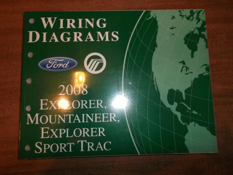 2008 ford explorer mountaineer sport trac wiring diagram service manual electric