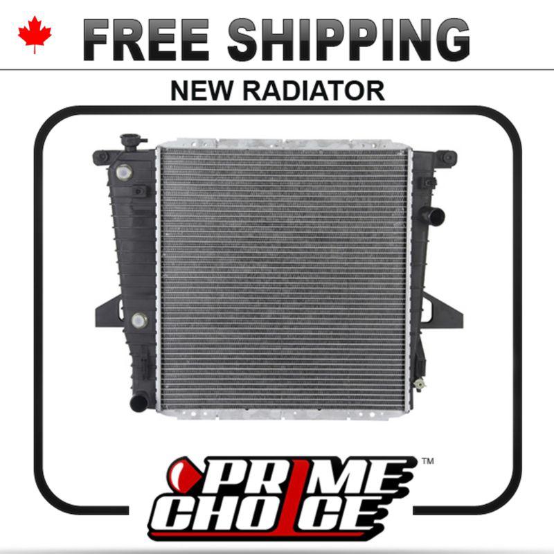 New direct fit complete aluminum radiator - 100% leak tested rad for 4.0l