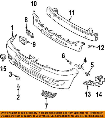Toyota oem 52543ae010 front bumper-lower cover