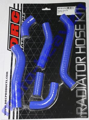 Drc silicone radiator hose set hoses blue kawasaki klx450r 2008-2009 (d47-01-272