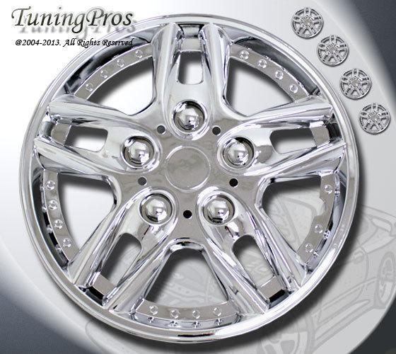 14" inch hubcap chrome wheel rim covers 4pcs, style code 515 14 inches hub caps
