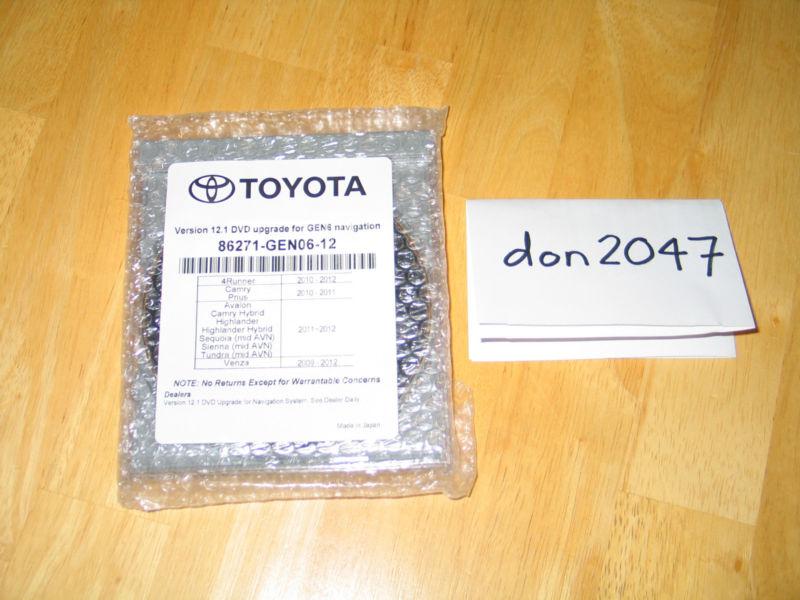 Toyota navigation sys update 12.1/u94 2010 2011 2012  prius/camry/4runner/more!