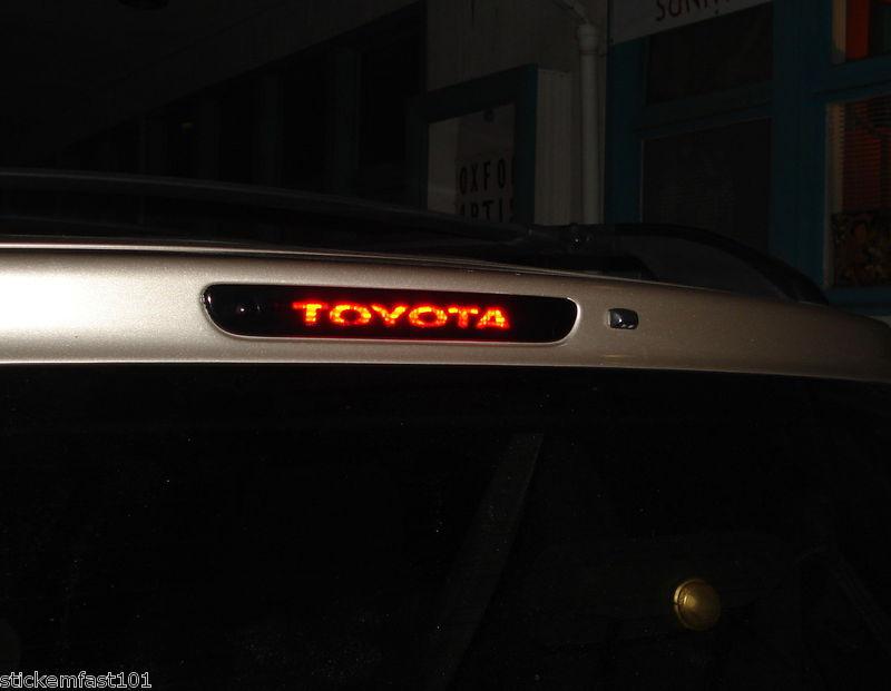 Toyota sienna 3rd brake light decal overlay 04 05 06 07 08 09 2010