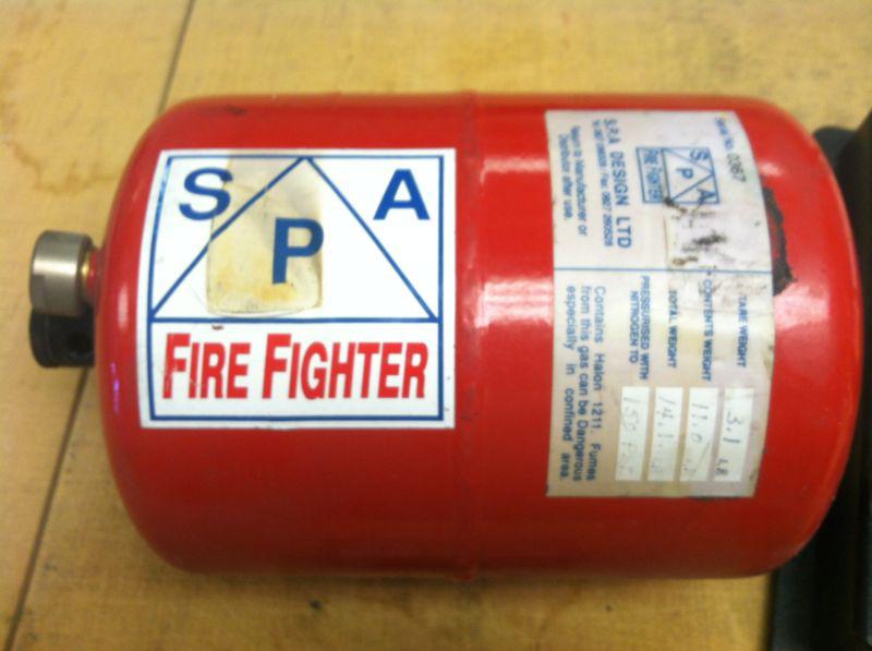 Spa design fire fighter 2.25 liter halon bottle extinguisher with din power pack