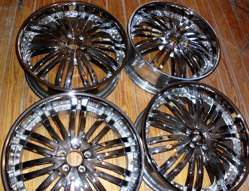 Ultra platinum  22x8.5  5 lug wheel rim set of 4 