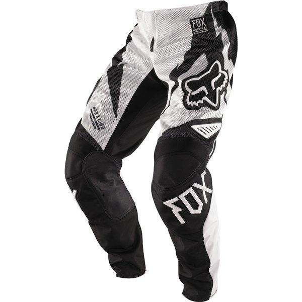 White/black 32 fox racing 180 giant vented pants 2013 model