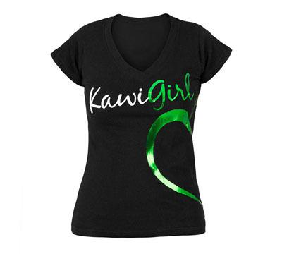 New kawasaki kawi girl heart stopping t-shirt womens 2x k012-2537-bk2x