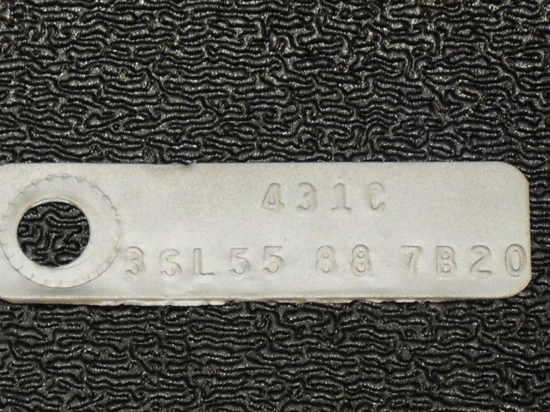 Ford 8.8 inch 3sl55 posi limited slip traction lock rear end id tag mustang