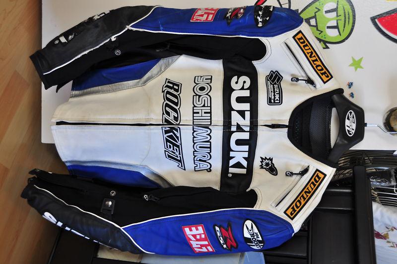 Joe rocket suzuki superbike leather jacket mat mladin size 42