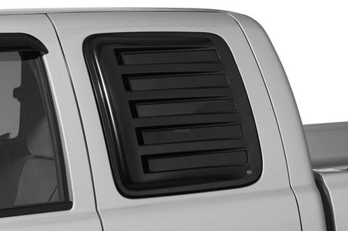 Avs 97457 ford f-series rear side window covers black aeroshade body kits