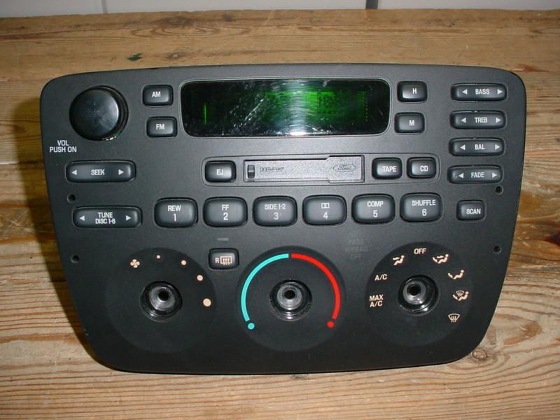 Ford taurus oem radio receiver in dash tuner player 5f1t-18c858-ba