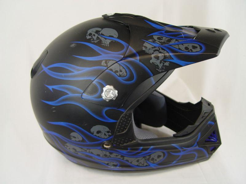 Scorpion helmet vx-9 spitfire blue youth medium