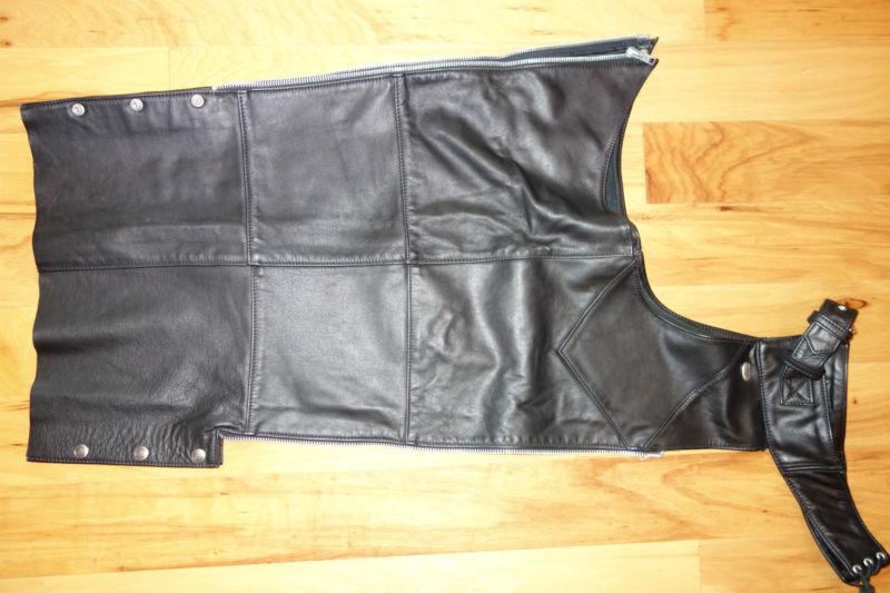 Harley davidson men's leather chaps small