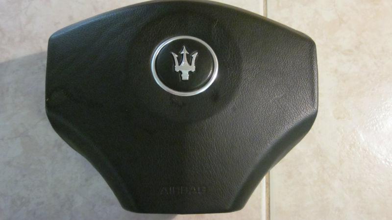 Maserati coupe,spyder, lh driver airbag, black, p/n 387800105- no reserve