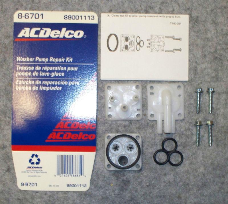 1959-1987 GM AC Delco Windshield Wiper Motor Washer Pump Nozzle Repair Kit NOS, US $59.99, image 1