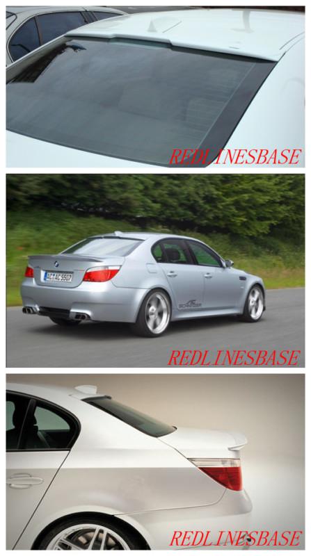 Unpaint ac style roof spoiler for bmw e60 5-series 525 530 535 540 540
