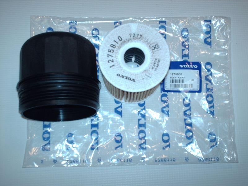 Genuine volvo oil filter and cap