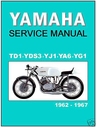 Yamaha workshop racing manual td1 td1a td1b yg1 yj1 yds3 ya6 1966 1967 tuning