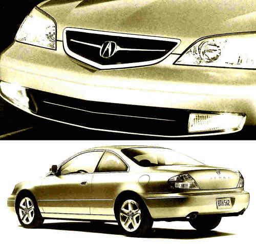 2001 acura cl coupe factory brochure-acura cl coupe