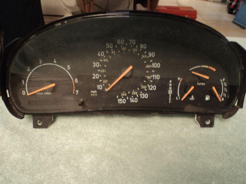 Speedometer cluster -for parts saab turbo as-is  vdo 69295-050t 