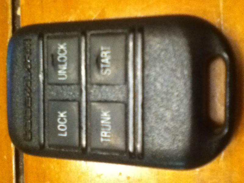 Code alarm 4 button keyless entry remote fob  fcc# goh-four