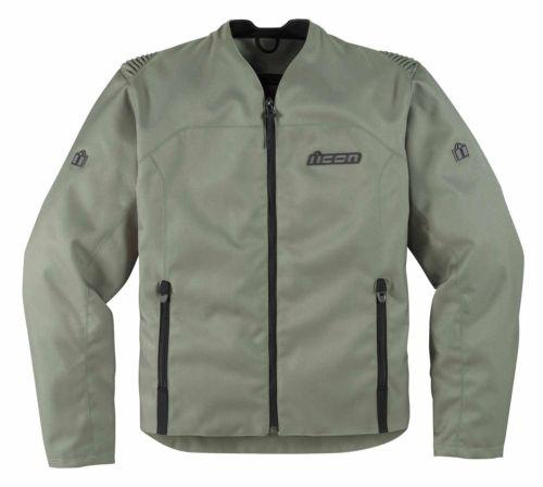 New icon device adult textile jacket, canteen green, med/md