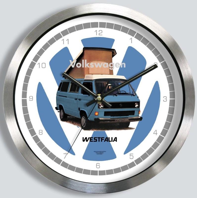 Volkswagen vanagon westfalia camper metal wall clock vw t3 choice of 4 colors