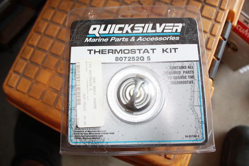 Mercruiser thermostat kit gm 140 degree v6 v8 807252q4 