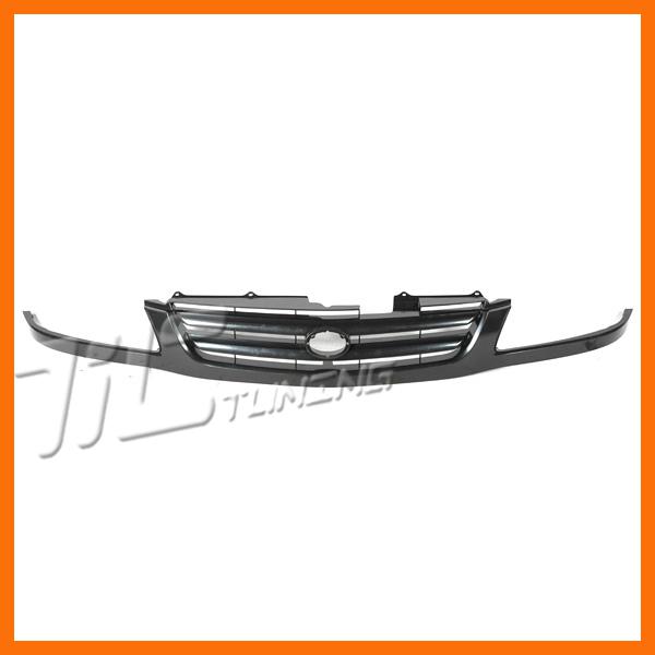 2001-2003 toyota sienna grill grille assembly new replacement ce le black front