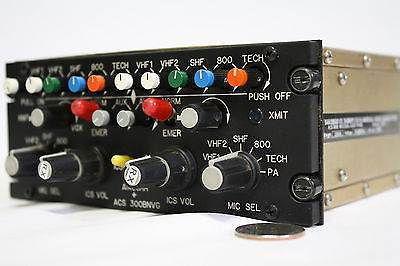 (ska) air comm systems acs-300b dual audio mixer acs 300