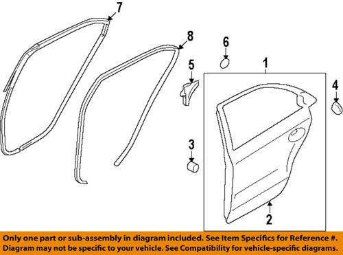 Hyundai oem 771213s000 door outer panel-outer panel