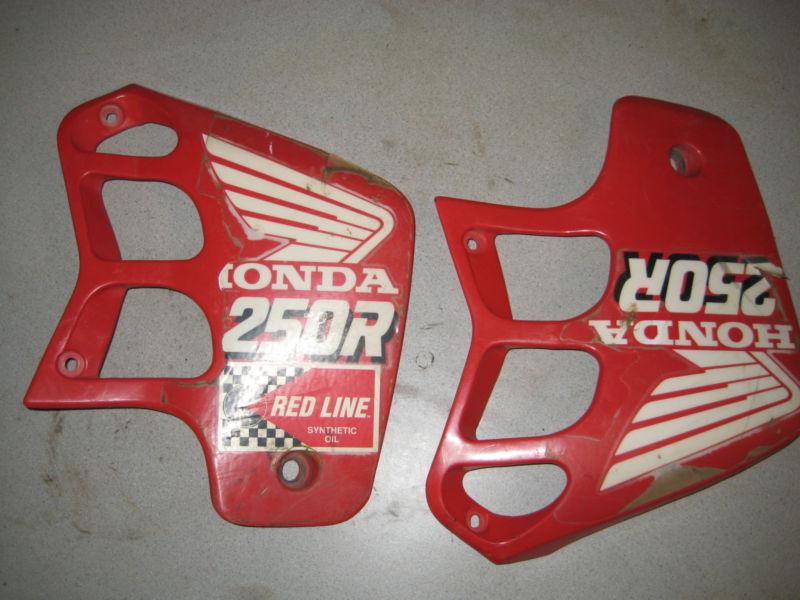 1989 honda cr250 used plastic set fighting red!!!