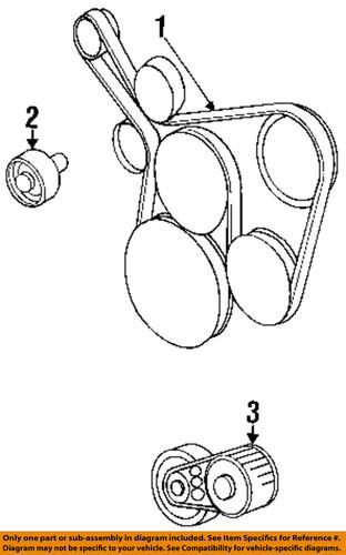 Jeep oem 4854033ab serpentine belt