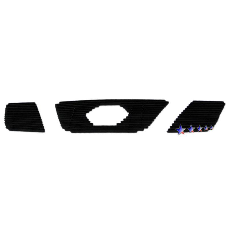 05-08 nissan frontier/pathfinder with logo show black aluminum billet grille