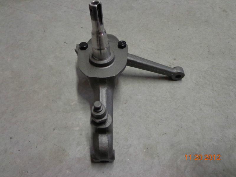 1958 chevrolet left front steering knuckle spindle with arm