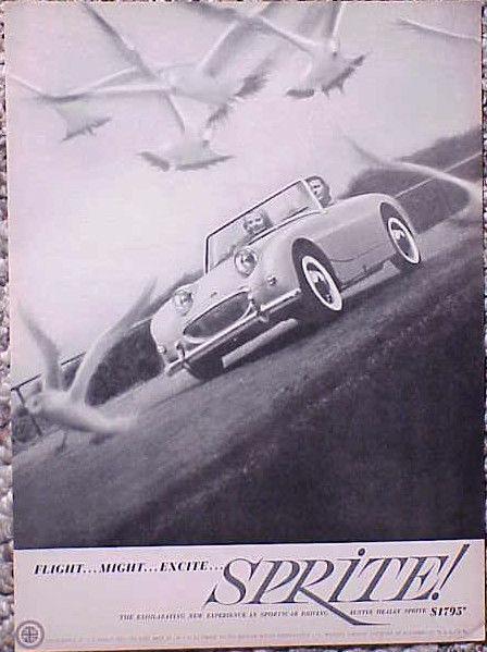 1960 austin healey  original vintage ad c my store 4more 4more  5+= free ship