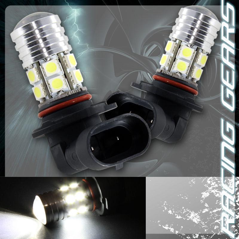 2x chevrolet ford cree 9005 hb3 white 13 led 12v q5 projector high low beam bulb